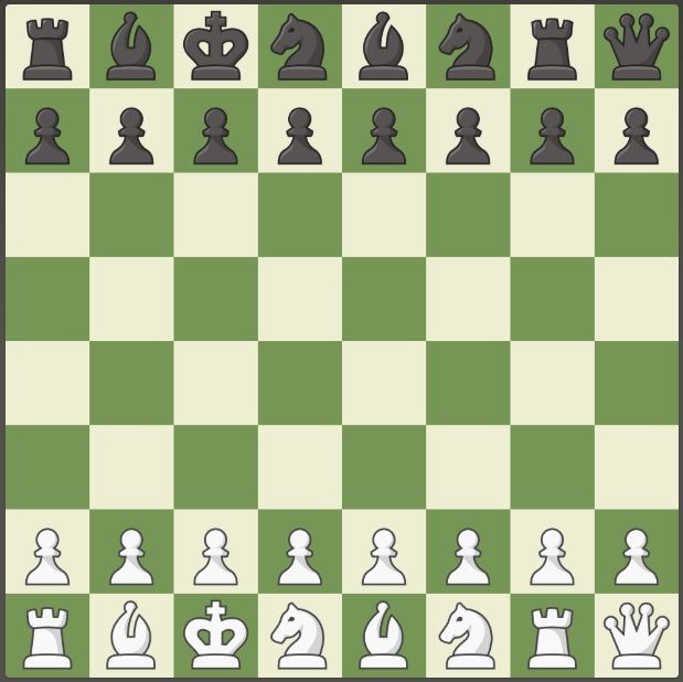 Chess960 opening example