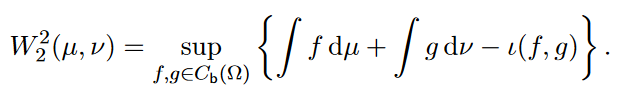 Dual Entropic Optimal Transport