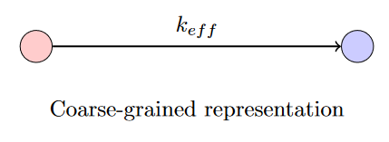 Coarse Grained Enzyme Network